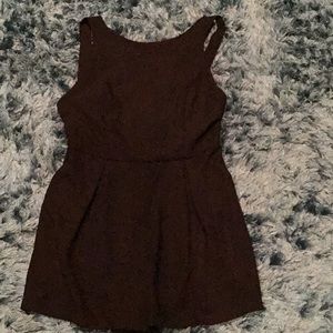 Black Romper with bow